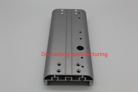 Silver Anodizing Aluminum Extrusion Parts AL6063 Electronic LED Heat Sink